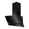 AEG NDV8791CB 8000 AuroraTech Wall Mounted Cooker Hood Black_Angled View