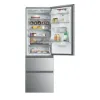 Haier HTW5618DWMG 2D 60 Series 5 Fridge Freezer - Inox - 357L_full