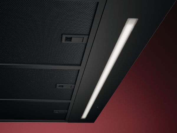 AEG GB87D91CB 8000 AuroraTech Wall Mounted Cooker Hood Black_AuroraTech Lighting Detail