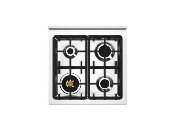 Bertazzoni PRO64L1EBIT2 Professional 60cm Single Dual Fuel Cooker in White