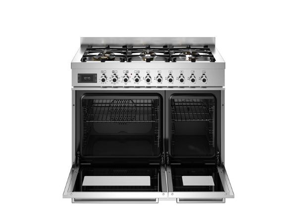 Bertazzoni PRO96L2EXT2 Professional 90cm Double Dual Fuel Range Cooker in Stainless Steel