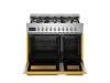 Bertazzoni PRO96L2EGIT2 Professional 90cm Double Dual Fuel Range Cooker in Yellow
