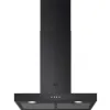 AEG DBX3651R 6000 ExtractionTech Wall Mounted Cooker Hood Matt Black_Front View