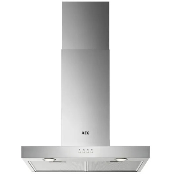 AEG DBX3650M 5000 ExtractionTech Wall Mounted Cooker Hood Stainless Steel_Front View