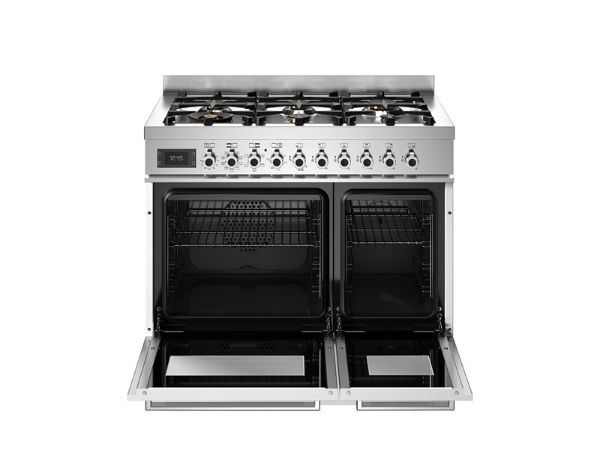 Bertazzoni PRO96L2EBIT2 Professional 90cm Double Dual Fuel Range Cooker in White