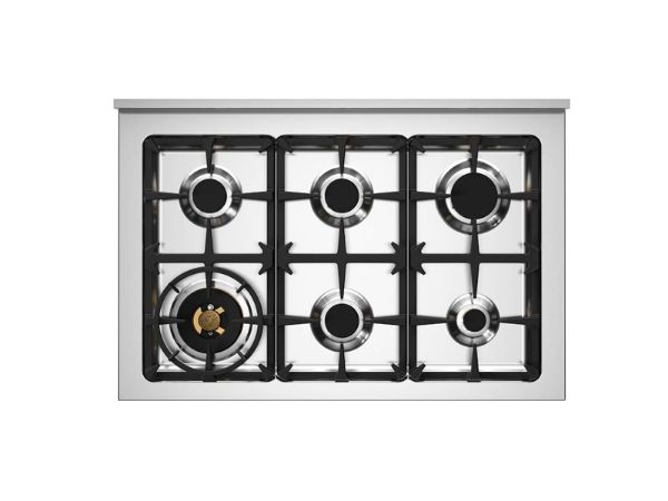 Bertazzoni PRO96L1EROT2 Professional 90cm Single Dual Fuel Range Cooker in Red