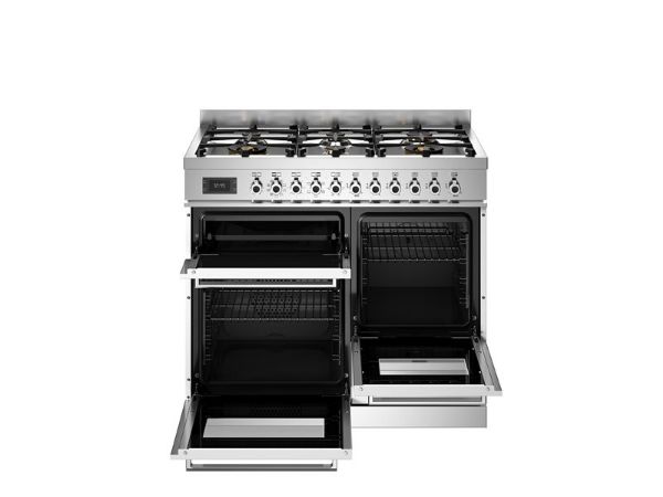 Bertazzoni PRO106L3EBIT2 Professional 100cm Double Dual Fuel Range Cooker in White