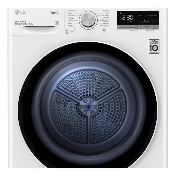 LG FDV709W 9kg Heat Pump Tumble Dryer - White