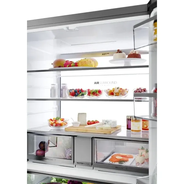 Haier HCW79F19EHSB Cube 90 Series 7 Fridge Freezer - Stainless Steel Inox - 679L_top