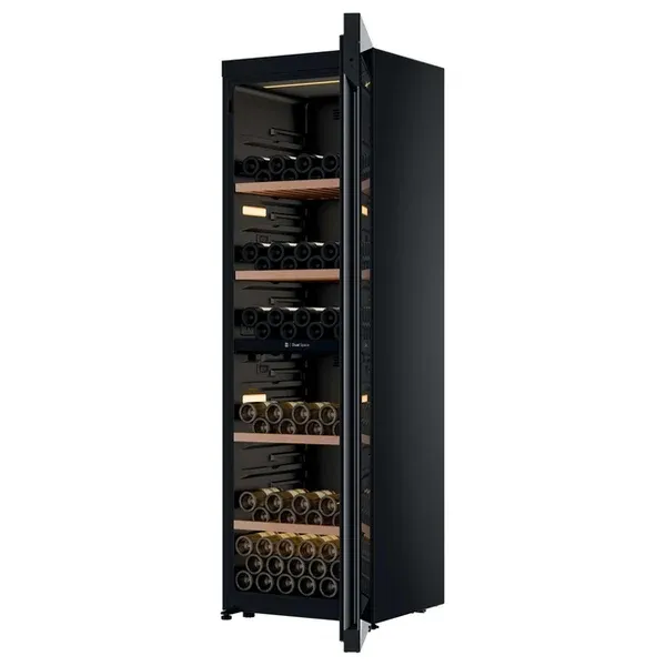 Haier HWS201GDFH1K Winery 7 Wine Cooler - Black - 201 Bottles_side