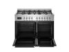 Bertazzoni PRO106L2ENET2 Professional 100cm Double Dual Fuel Range Cooker in Black