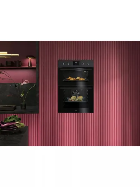 AEG OU5NP20B 66L Double Built In Oven - Black