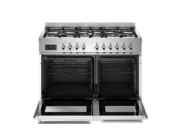 Bertazzoni PRO106L2EBIT2 Professional 100cm Double Dual Fuel Range Cooker in White