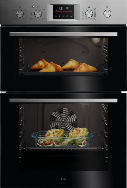 AEG OU5CP40M 61L Double Electric Oven - Stainless Steel