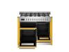Bertazzoni PRO116L3EGIT2 Professional 110cm Triple Dual Fuel Range Cooker in Yellow