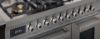 Bertazzoni PRO126G2EXT2 Professional 120cm Dual Fuel Range Cooker in Stainless Steel 