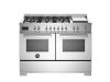 Bertazzoni PRO126G2EXT2 Professional 120cm Dual Fuel Range Cooker in Stainless Steel 