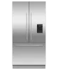 Fisher & Paykel RS90AU3 Integrated French Door Fridge Freezer with Ice Maker - 900mm
