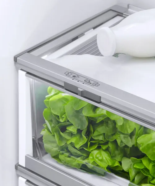 Fisher & Paykel RS90AU3 Integrated French Door Fridge Freezer with Ice Maker - 900mm