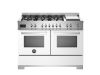 Bertazzoni PRO126G2EBIT2 Professional 120cm Dual Fuel Range Cooker in White