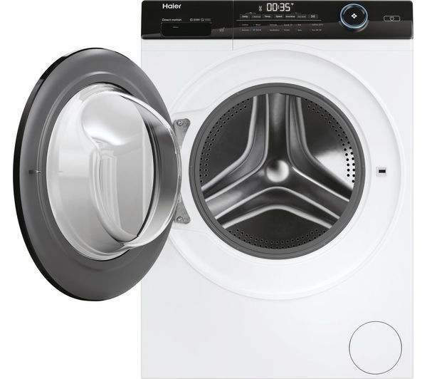 Haier HWD100B14959NUK Pro Series 5 WiFi-enabled 10 kg Washer Dryer - White_open