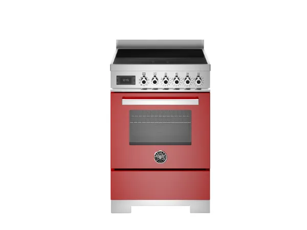 Bertazzoni PRO64I1EROT2 Professional 60cm Induction Range Cooker in Red