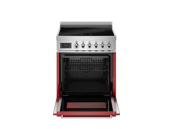 Bertazzoni PRO64I1EROT2 Professional 60cm Induction Range Cooker in Red
