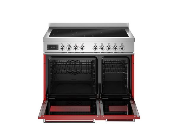 Bertazzoni PRO95I2EROT2 Professional 90cm Induction Range Cooker in Red