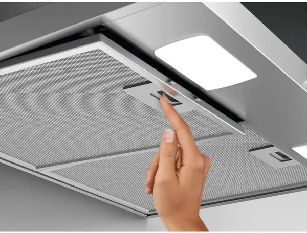 AEG DKX2630M 3000 ExtractionTech Wall Mounted Cooker Hood Stainless Steel_Grease Filter Detail