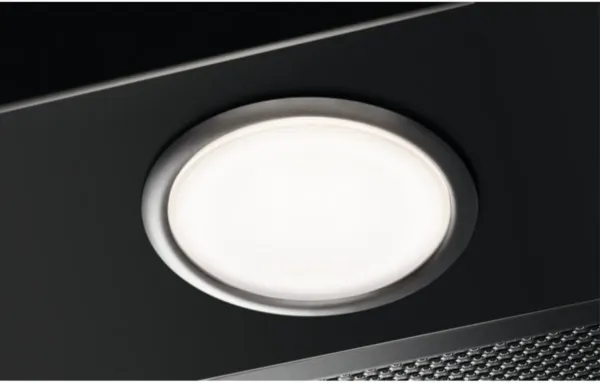 AEG DGE5661HB 6000 Hob2Hood Integrated Canopy Cooker Hood Black_LED Spotlight Detail
