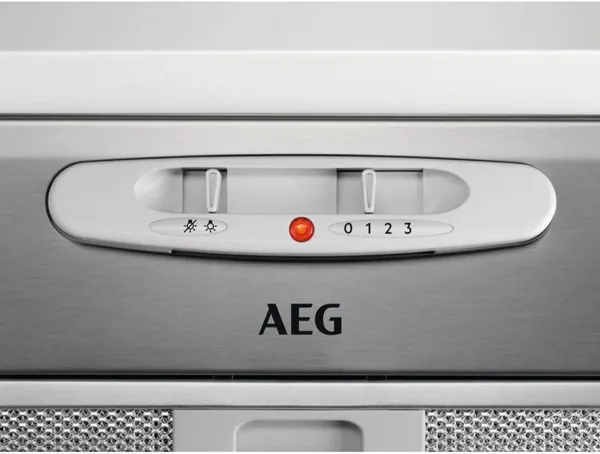 AEG DGX3523S 3000 ExtractionTech Integrated Canopy Cooker Hood Grey_Control Detail