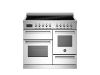 Bertazzoni PRO105I3EXT2 Professional 100cm Triple Induction Range Cooker in Stainless Steel