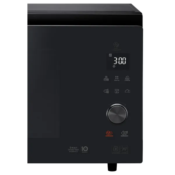 LG MJ3965BPS 39l 1100W Convection Microwave Oven with Touch Control Panel - Black