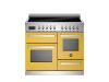 Bertazzoni PRO105I3EGIT2 Professional 100cm Triple Induction Range Cooker in Yellow