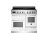 Bertazzoni PRO105I3EBIT2 Professional 100cm Triple Induction Range Cooker in White