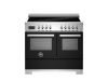 Bertazzoni PRO105I2ENET2 Professional 100cm Double Induction Range Cooker in Black