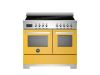 Bertazzoni PRO105I2EGIT2 Professional 100cm Double Induction Range Cooker in Yellow