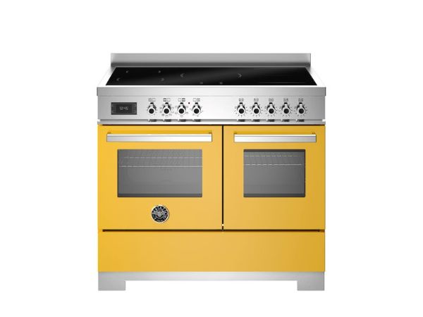 Bertazzoni PRO105I2EGIT2 Professional 100cm Double Induction Range Cooker in Yellow