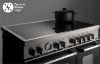 Bertazzoni PRO105I2EBIT2 Professional 100cm Double Induction Range Cooker in White