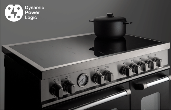 Bertazzoni PRO105I2EBIT2 Professional 100cm Double Induction Range Cooker in White