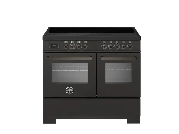 Bertazzoni PRO105I2ECAT2 Professional 100cm Double Induction Range Cooker in Carbon