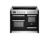 Bertazzoni PRO115I3ENET2 Professional 110cm Triple Induction Range Cooker in Black