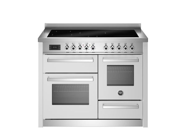 Bertazzoni PRO115I3EBIT2 Professional 110cm Triple Induction Range Cooker in White