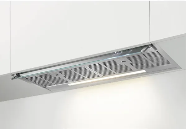 AEG GDE689HM 6000 Hob2Hood Integrated Cooker Hood Stainless Steel_Installed Kitchen View