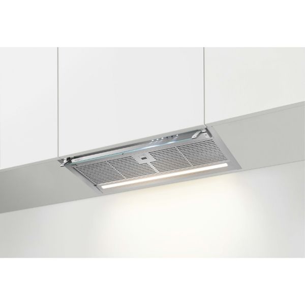 AEG GDE686HM 6000 Hob2Hood Integrated Cooker Hood Stainless Steel_Installed Kitchen View