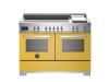 Bertazzoni PRO125I2EGIT2 Professional 120cm Double Oven Induction Top and Griddle Range Cooker in Yellow