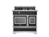 Bertazzoni HER96L2ENET2 Heritage 90cm Double Dual Fuel Range Cooker in Black