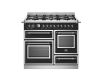 Bertazzoni HER106L3ENET2 Heritage 100cm Triple Dual Fuel Range Cooker in Black