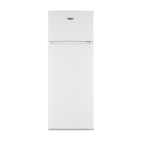 Iceking FF218EW Top Mount Fridge Freezer - White_front