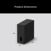 Sony SASW8.CEJ BRAVIA Theatre Sub 8 Wireless 300W Subwoofer - Black_dimensions